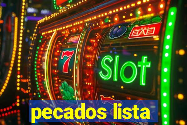 pecados lista